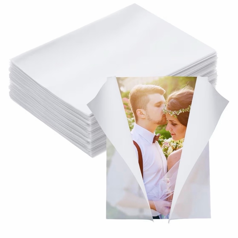 50 Pre Folded Vellum Jackets 5 by 7 for Invitations